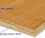 Ván phủ poly keo trắng